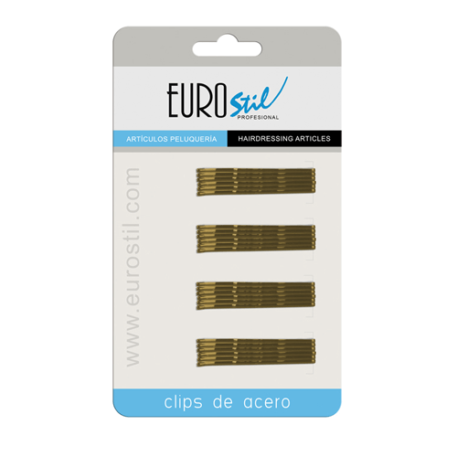 Τσιμπιδάκια μαλλιών ξανθά Eurostil 01609