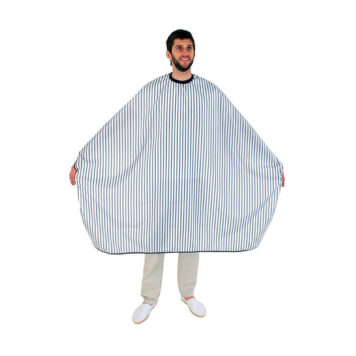 Μπέρτα Eurostil με ριγα ασπρομαυρη140Χ160 με λαστιχο 06992